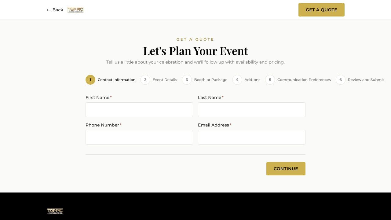 Top Pic Booking Platform preview